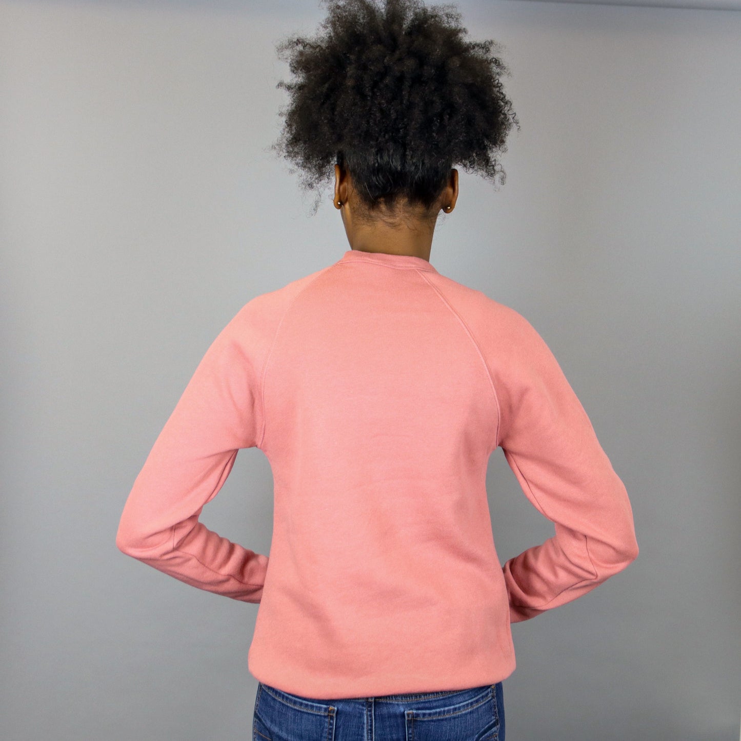 Unisex Africa Black & Mauve Crewneck Sweatshirt