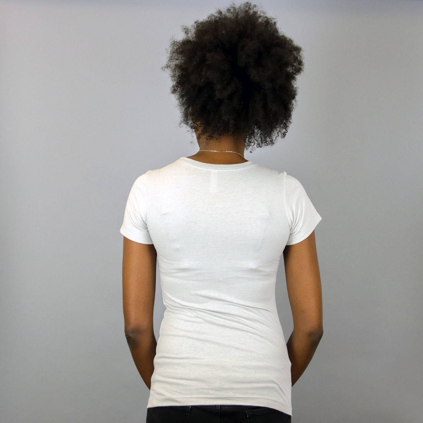 Africa in Harlem T-shirt Grey & Black - Women