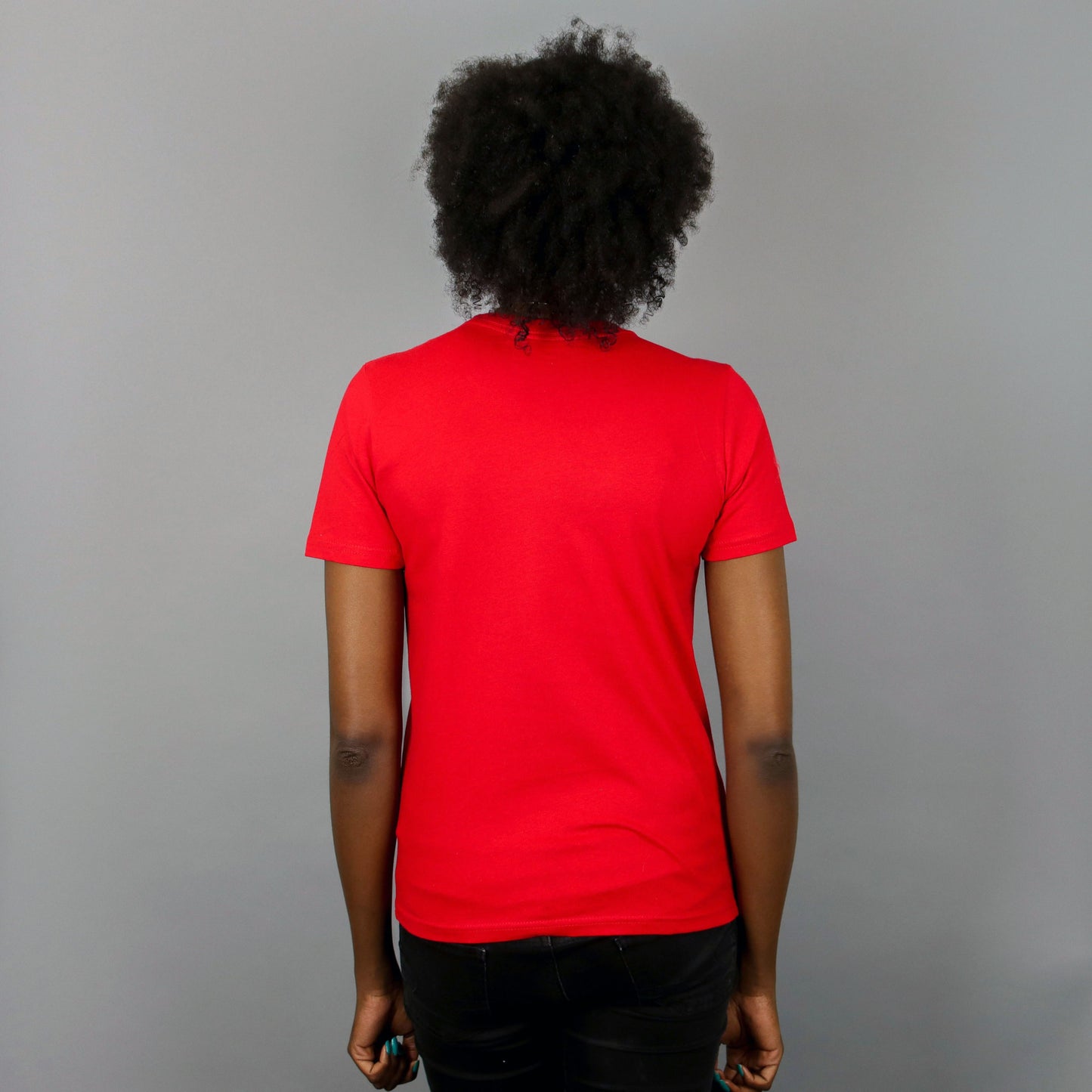 Africa short sleeve T-shirt Red & Gold – Women