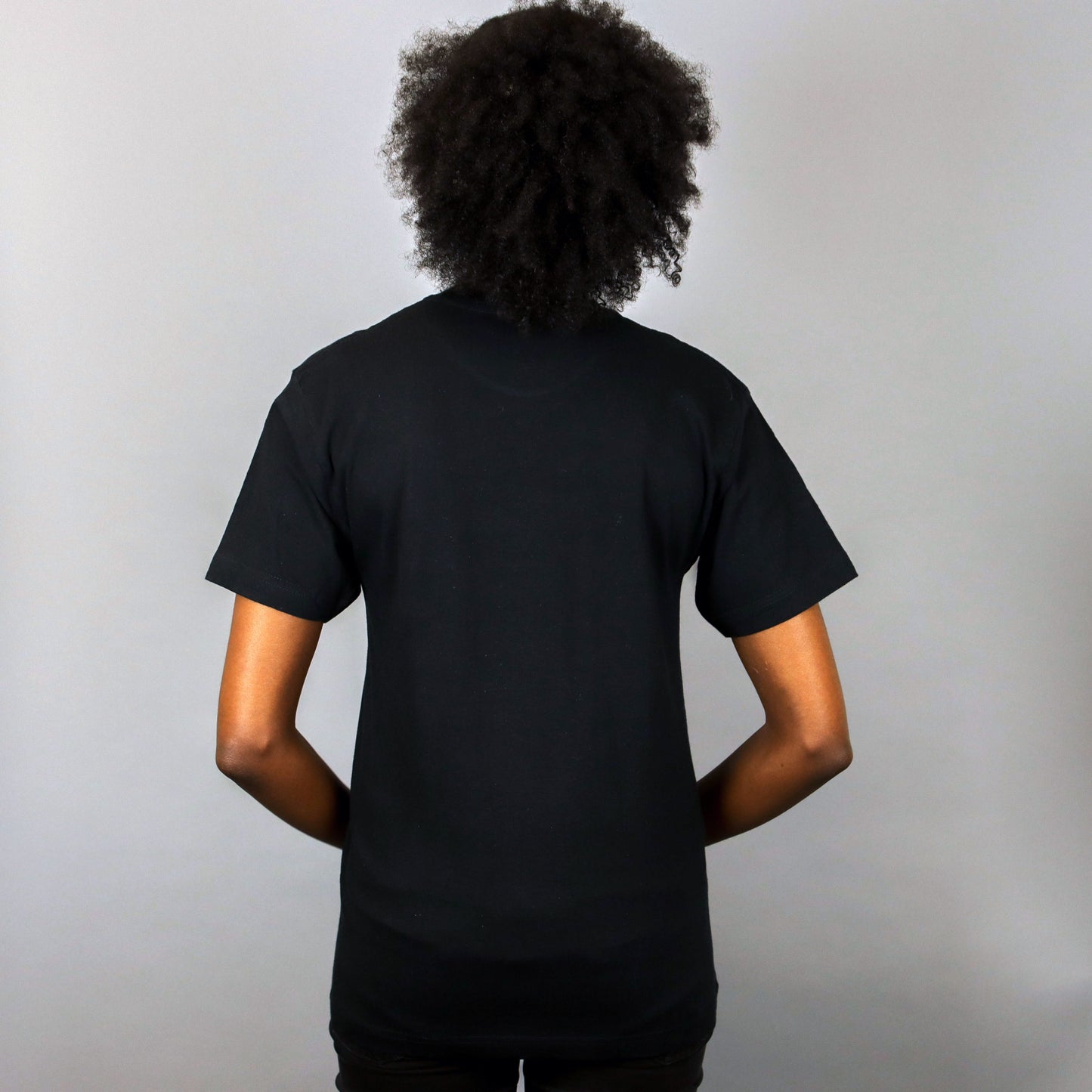 Africa in Brooklyn T-shirt Black & Gold - Women