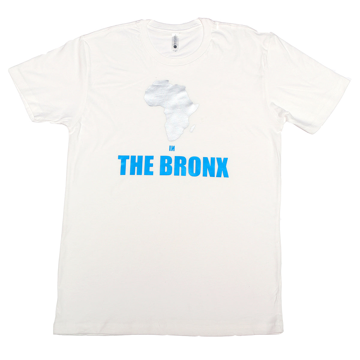 Africa in the Bronx T-shirt White & Silver - Men