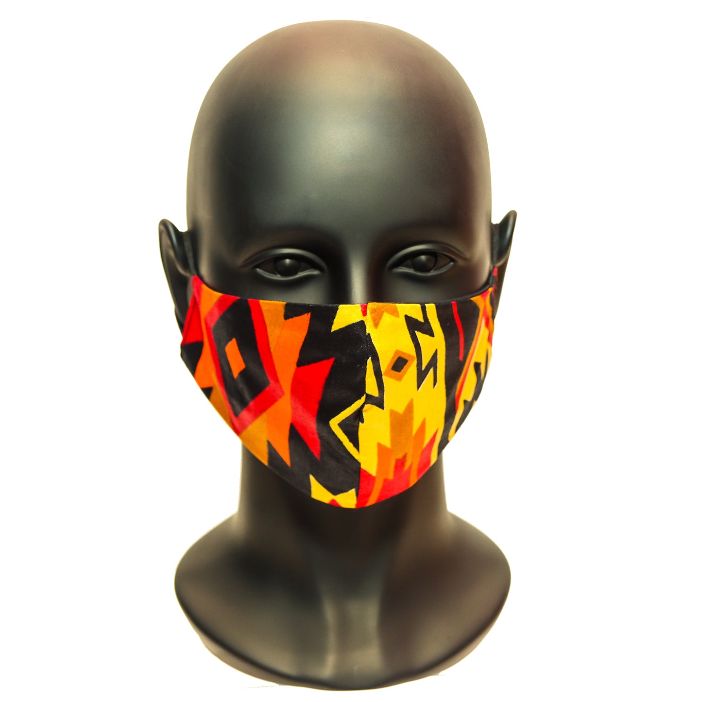 Reversible African Print Ankara Face Mask 100% Cotton