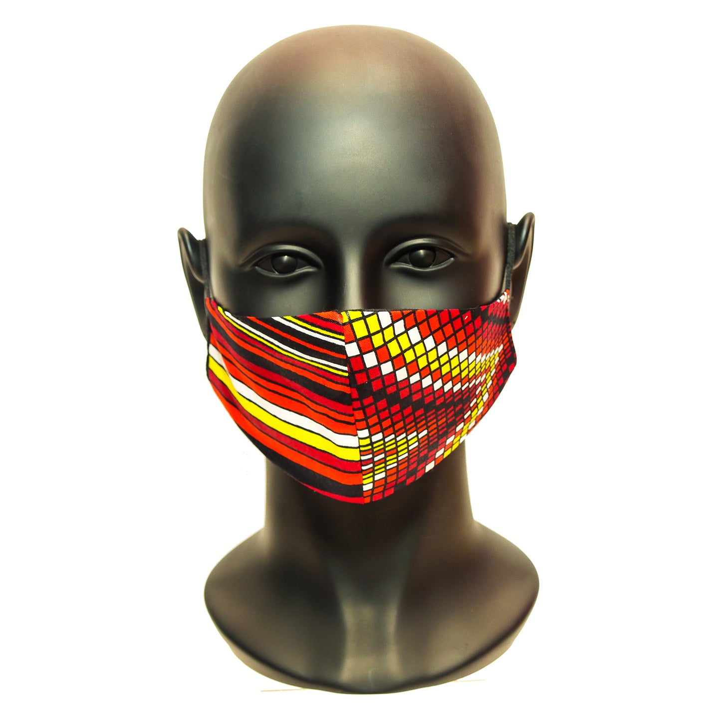 Reversible African Print Ankara Face Mask 100% Cotton