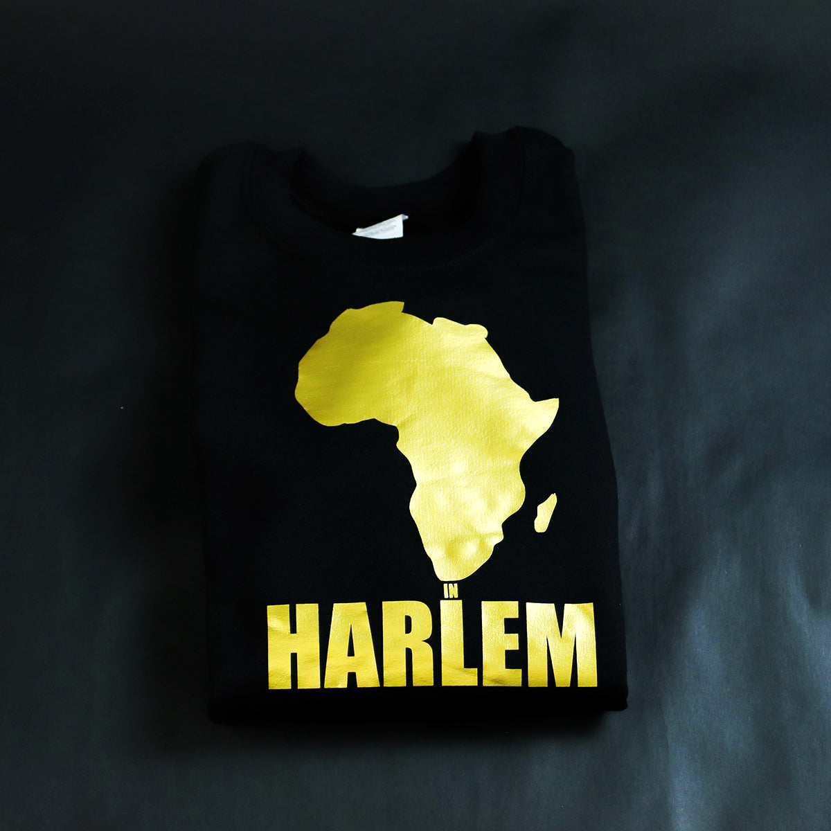 Unisex Africa in Harlem Crewneck Sweatshirt Gold