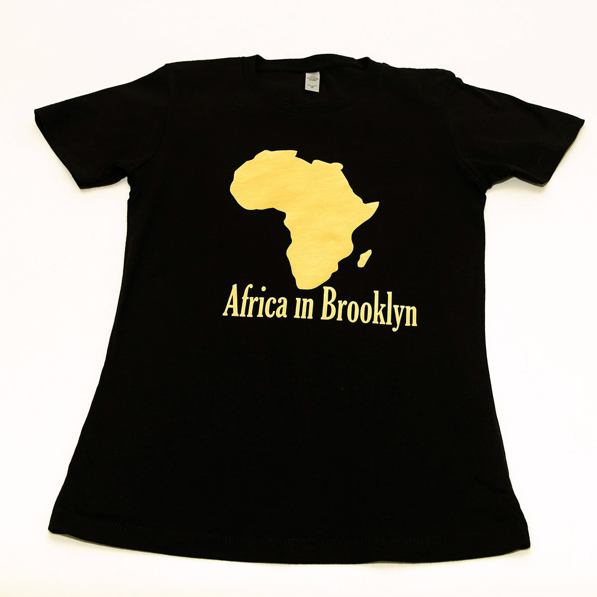 Africa in Brooklyn T-shirt Gold Original - Women