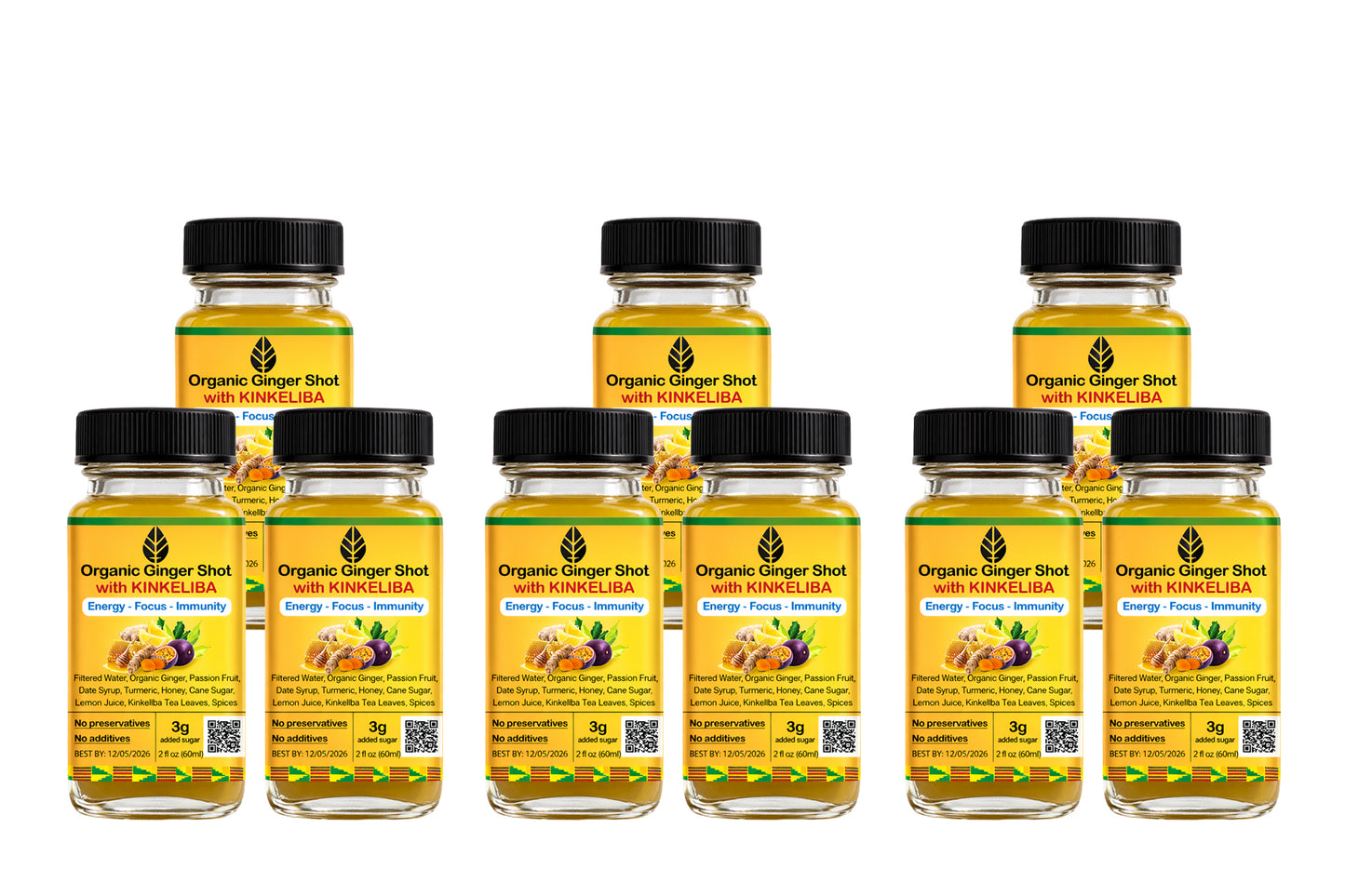 ORGANIC GINGER SHOT PASSION 9 PACK