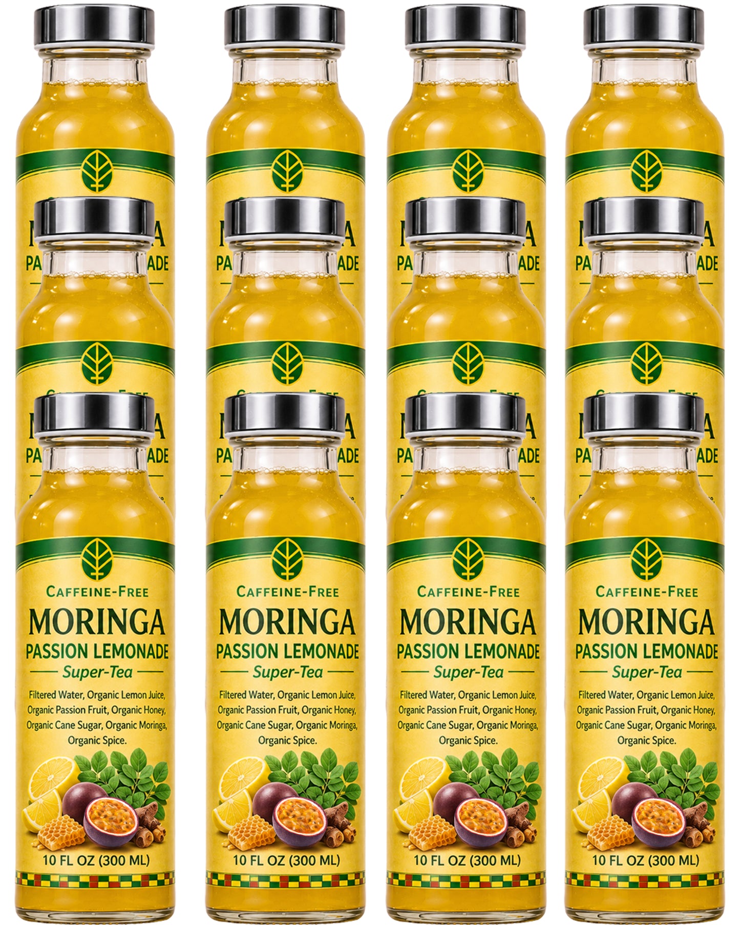 ORGANIC MORINGA PASSION LEMONADE Super-Tea 12 PACK