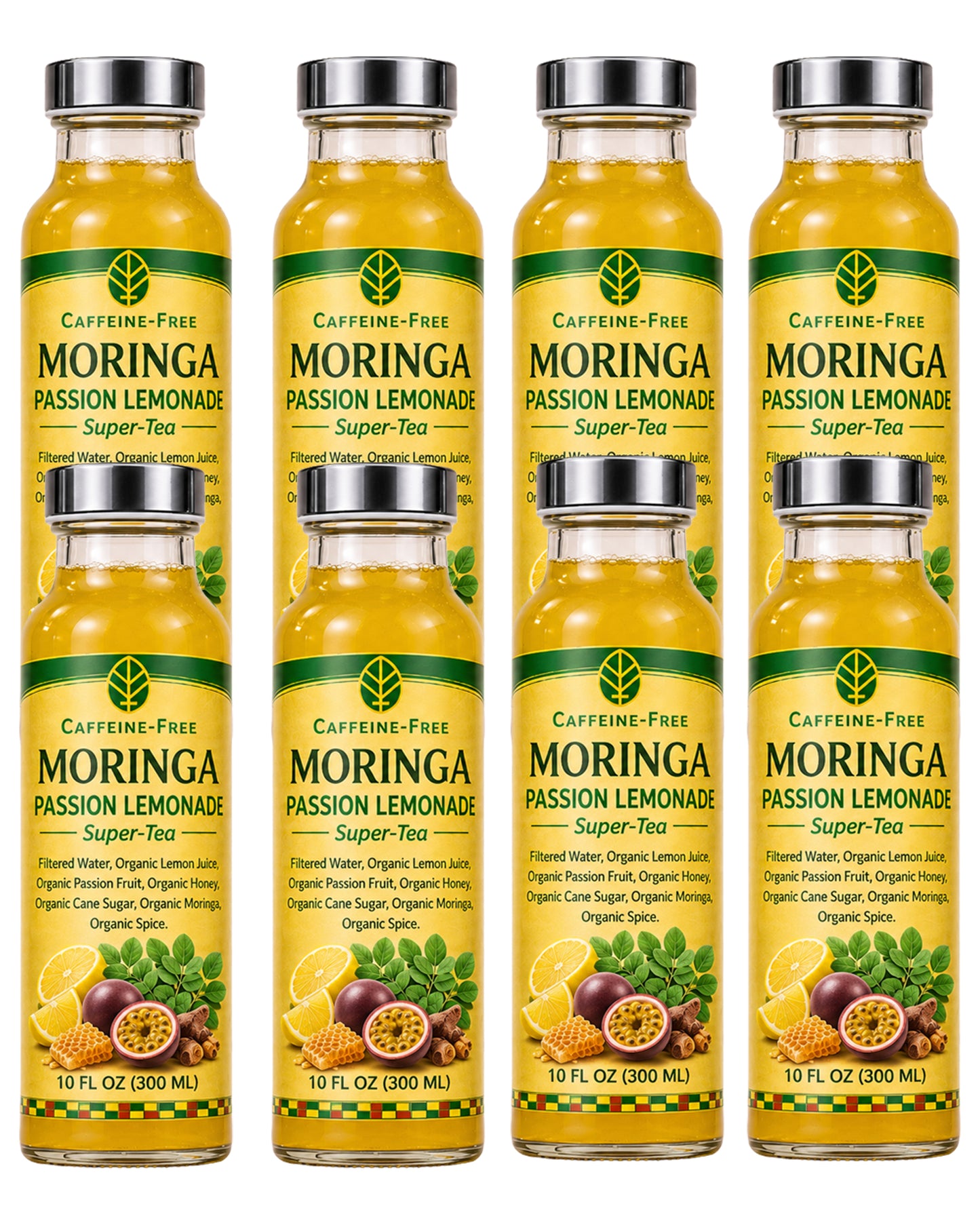 ORGANIC MORINGA PASSION LEMONADE Super-Tea 8 PACK