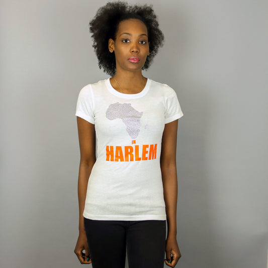 Africa in Harlem T-shirt White & Silver - Women