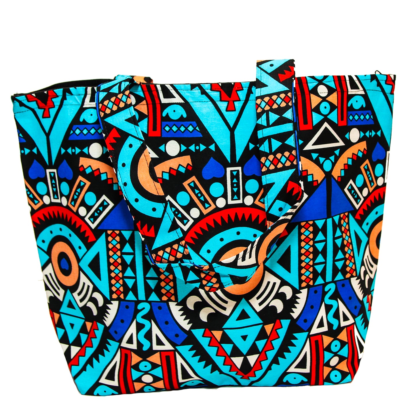 Handcrafted Waterproof African Print Ankara Tote Bag