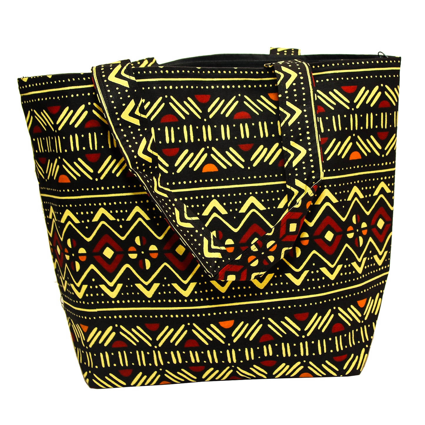 Handcrafted Waterproof African Print Ankara Tote Bag