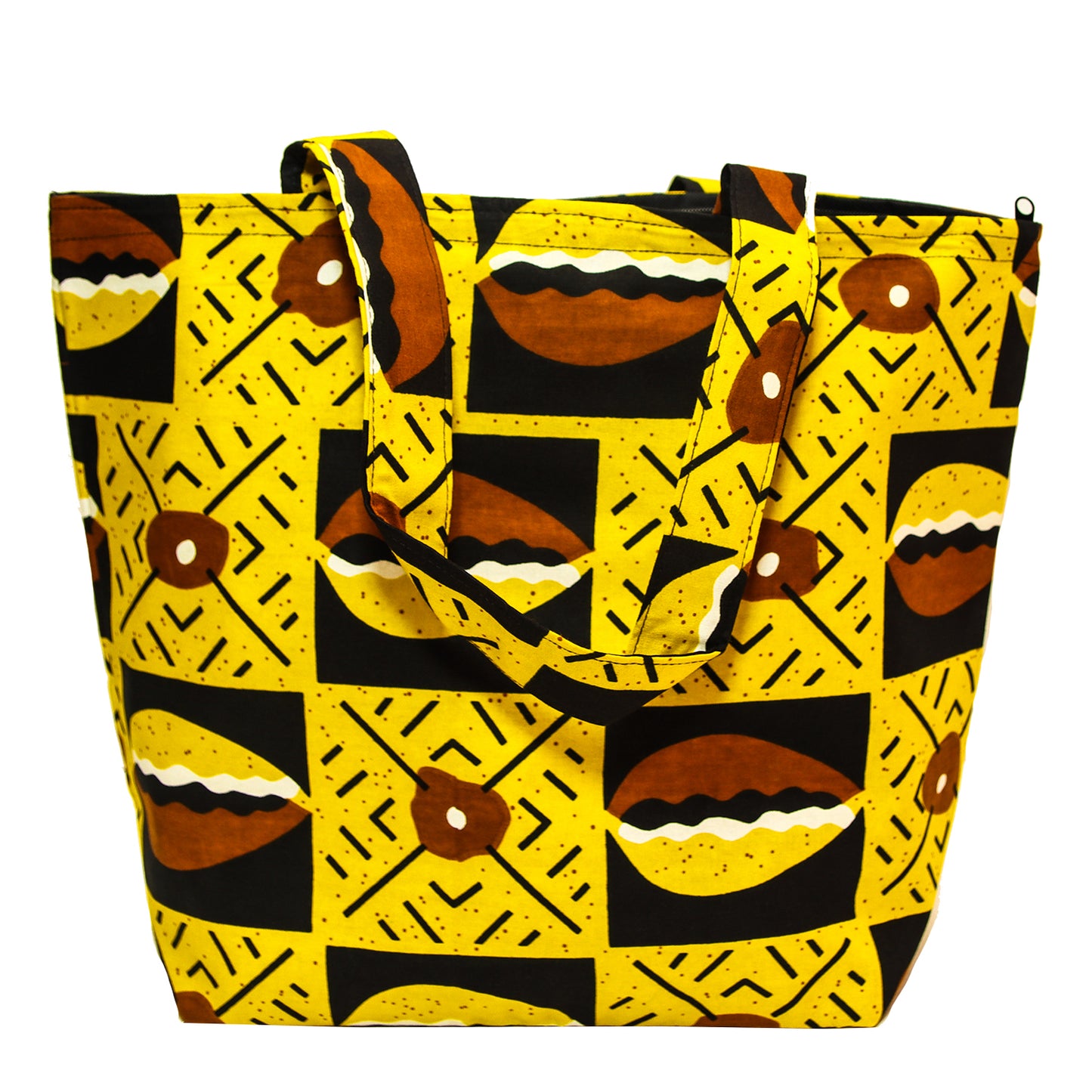 Handcrafted Waterproof African Print Ankara Tote Bag