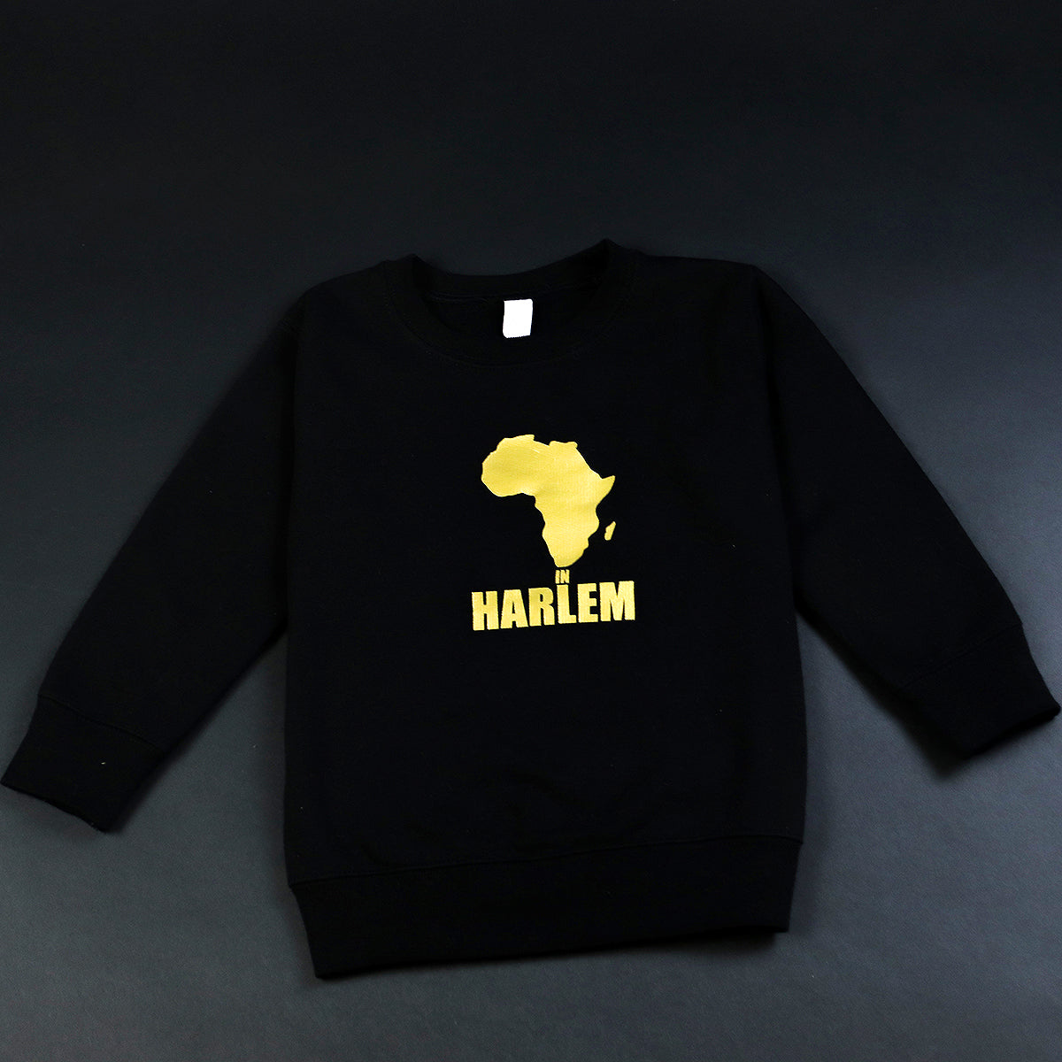 Unisex Africa in Harlem Crewneck Sweatshirt Gold - Kids