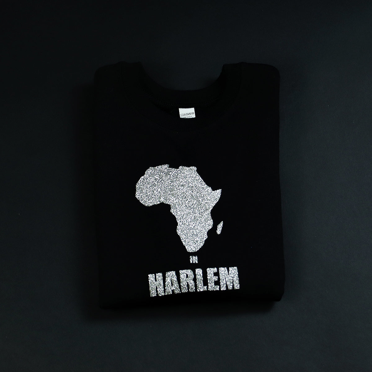 Unisex Africa in Harlem Crewneck Sweatshirt Silver