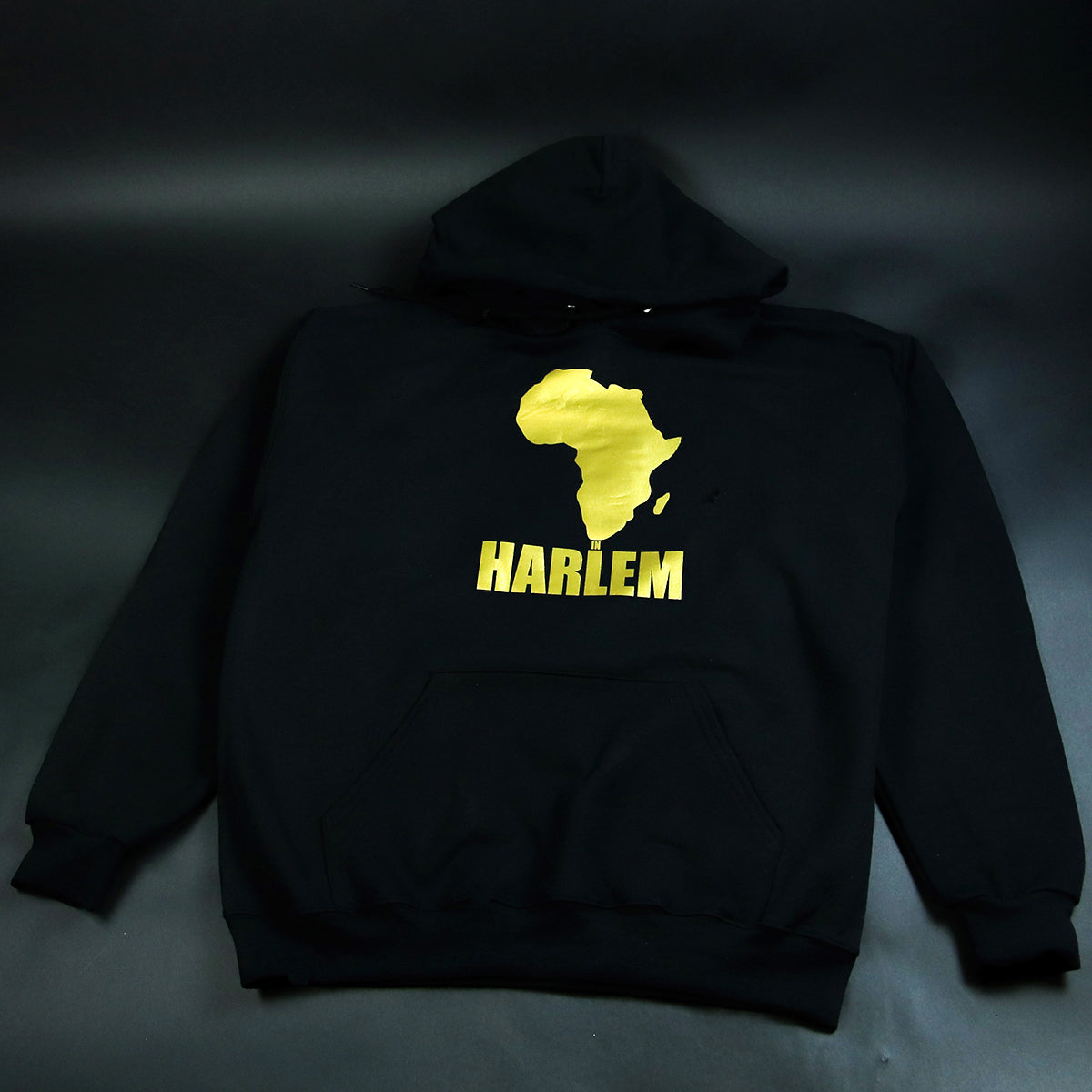 Unisex Africa in Harlem Hooded Sweatshirt Gold