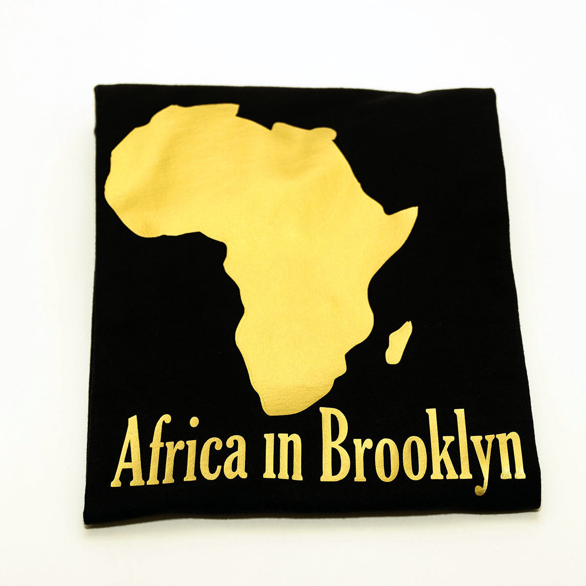 Africa in Brooklyn T-shirt Gold Original - Women