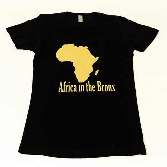 Africa in the Bronx T-shirt Gold Original - Women